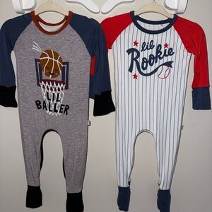 Lil Rookie and Lil Baller Little Sleepies Bundle